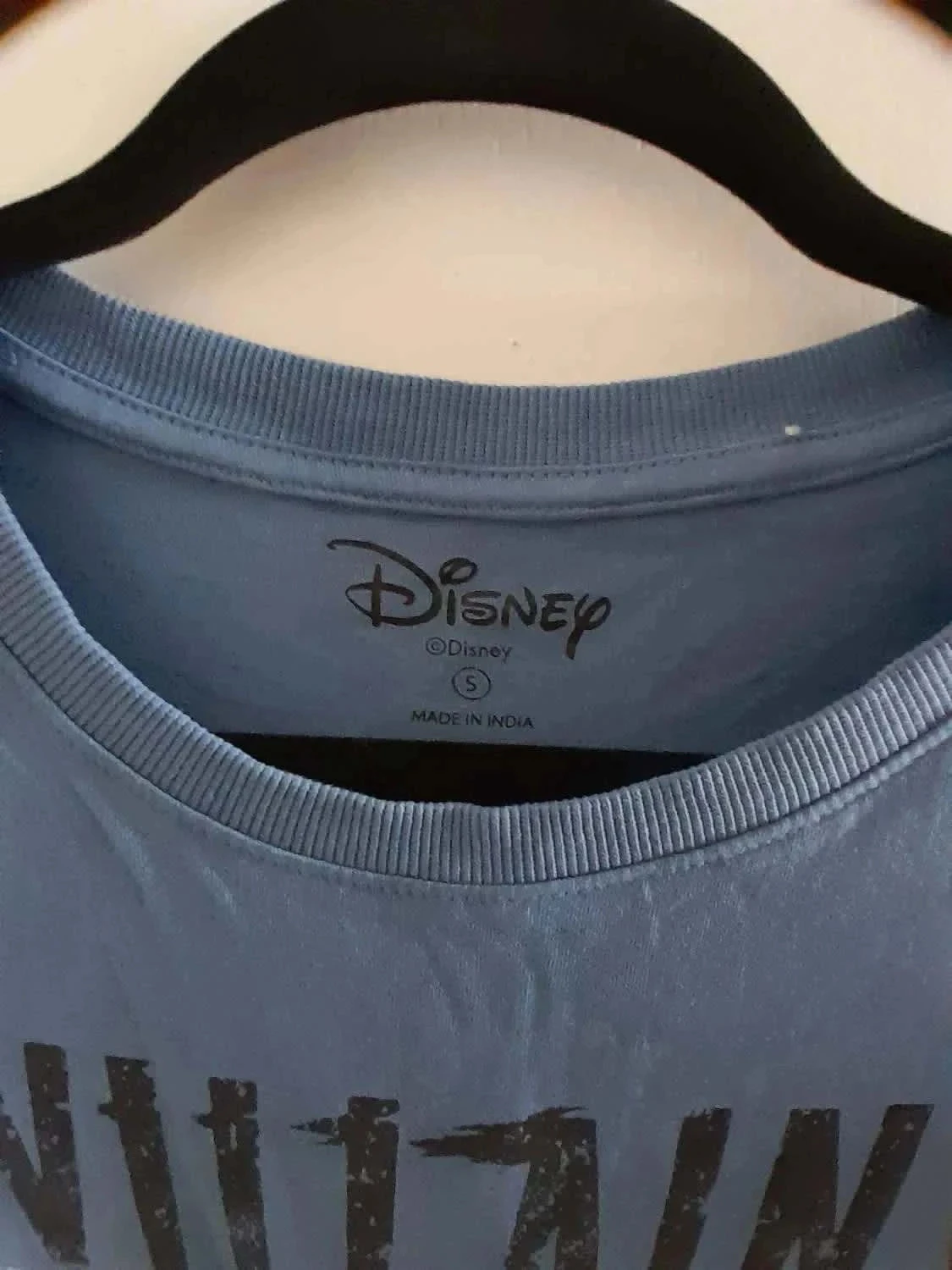 Blauw dames T-shirt met print, maat S, Merk Disney – photo 2